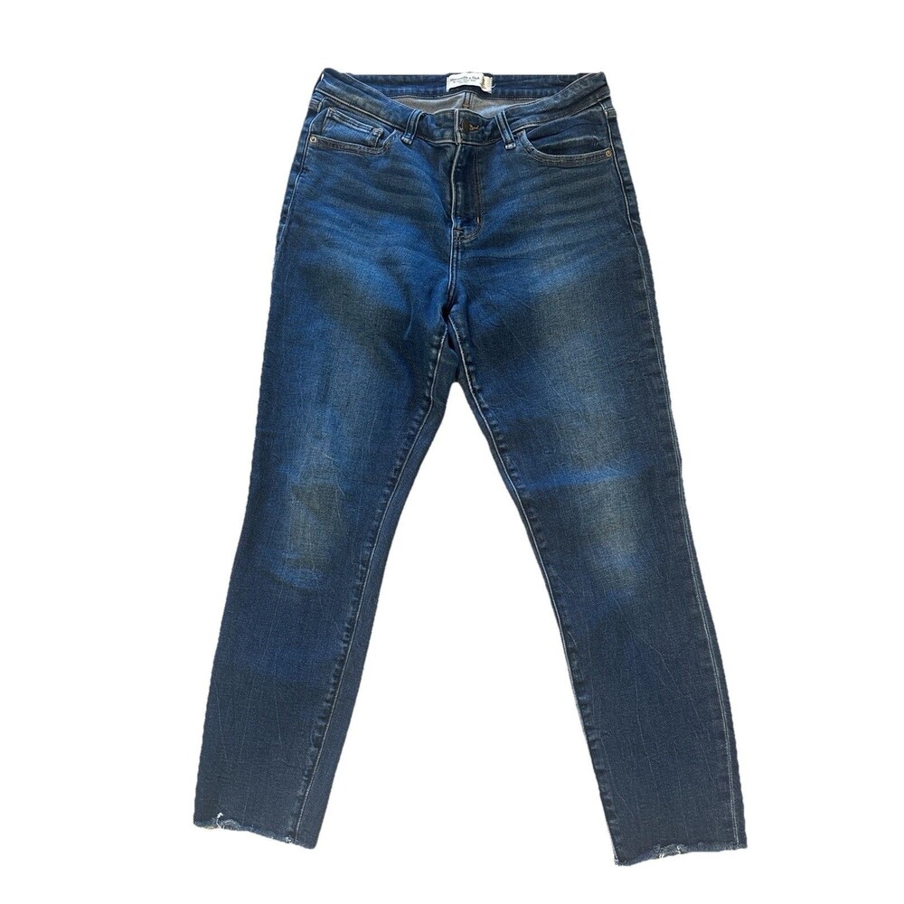 Abercrombie & Fitch Sz 28/6 L The Super Skinny Ankle Mid Rise Jeans Fits 30/10R